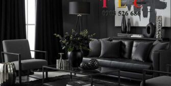 RÈM MÀU ĐEN SANG TRỌNG