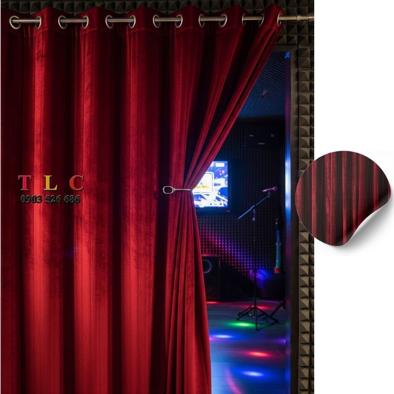 rèm cách âm cho phòng karaoke