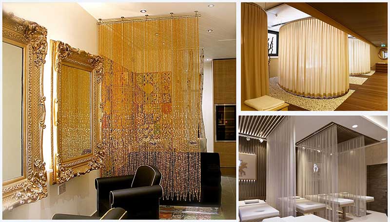 rèm cửa spa dep