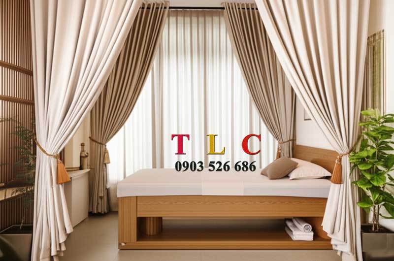 rèm cửa cho spa
