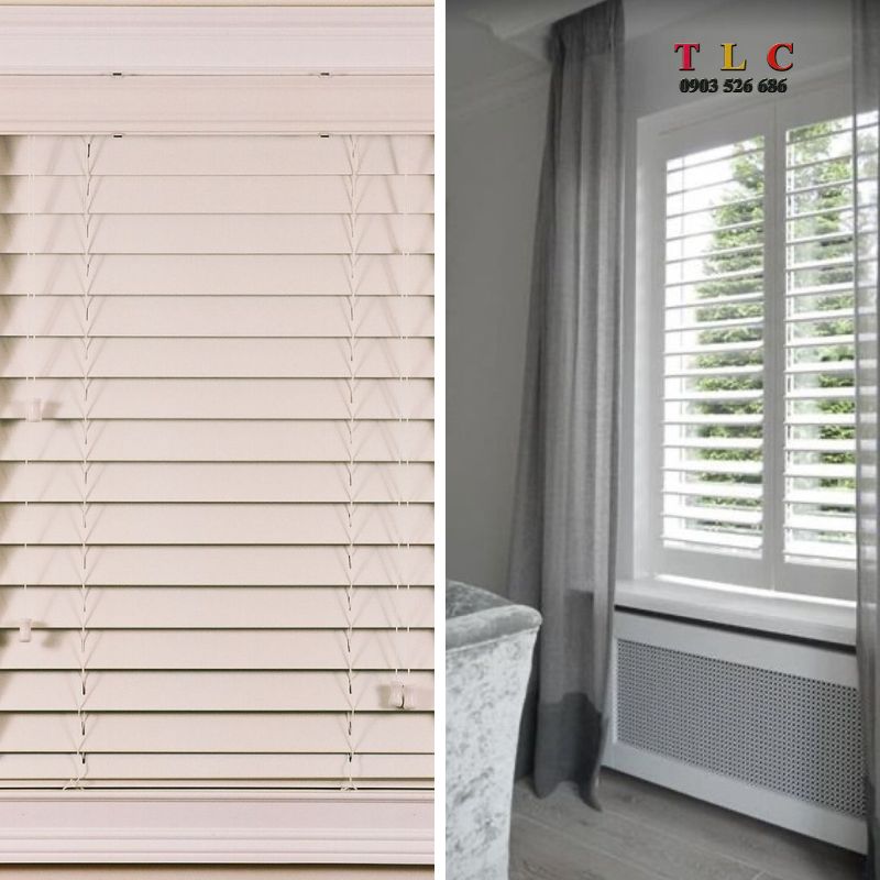 rèm cửa sáo nhôm và khả năng xoay 180 độ