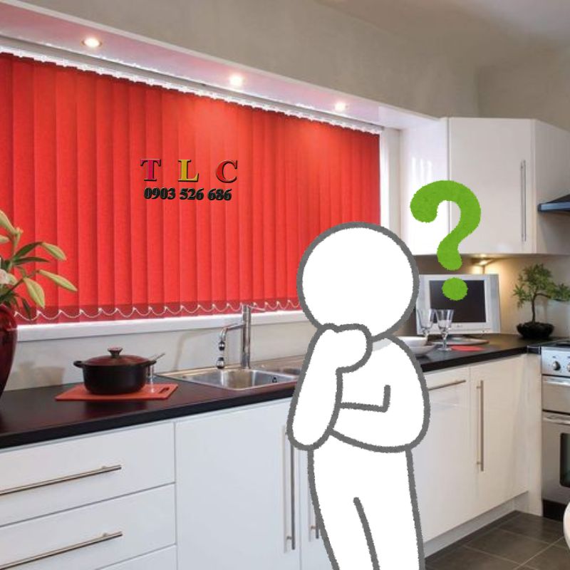 lựa chọn chất liệu cho rèm cửa nhà bếp